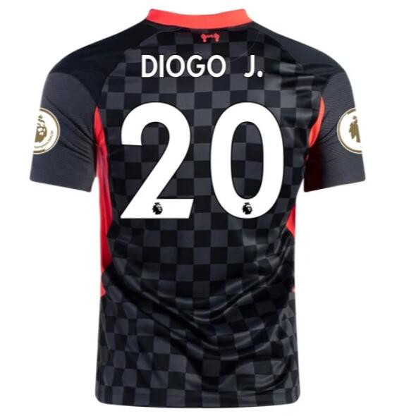 Liverpool Football Kit Third Soccer Jersey DIOGO JOTA #20 2020/21